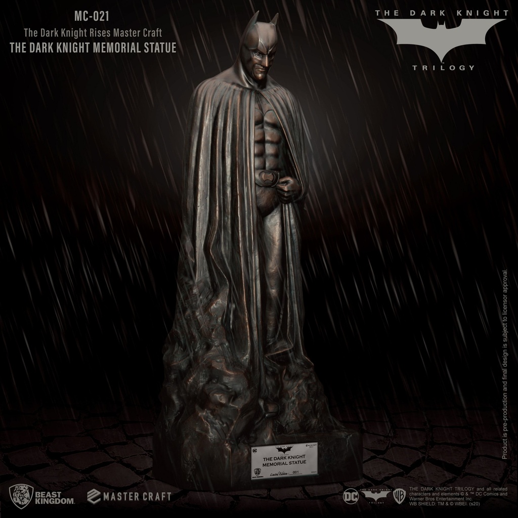 THE DARK KNIGHT RISES MASTER CRAFT THE DARK KNIGHT MEMORIAL STATUE